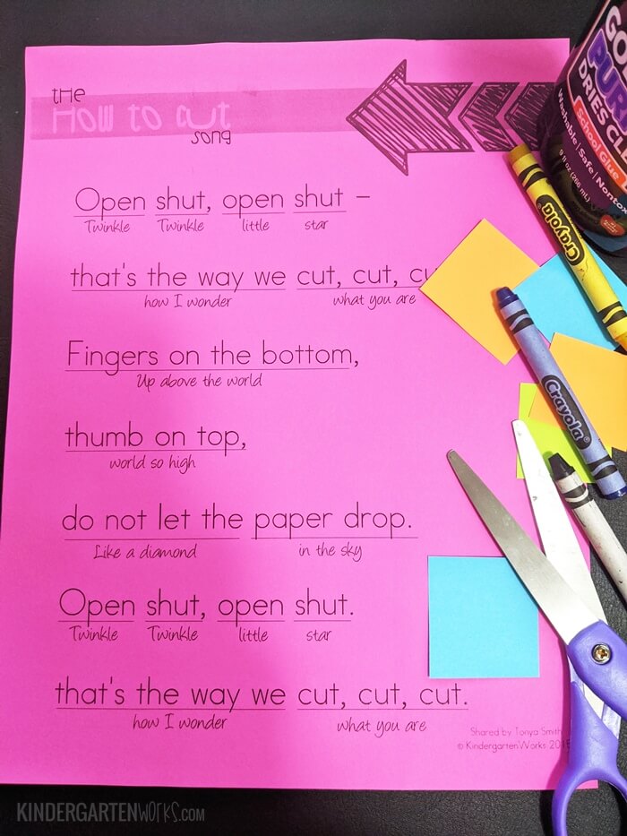 How to Teach Kids to Cut with Scissors in Preschool