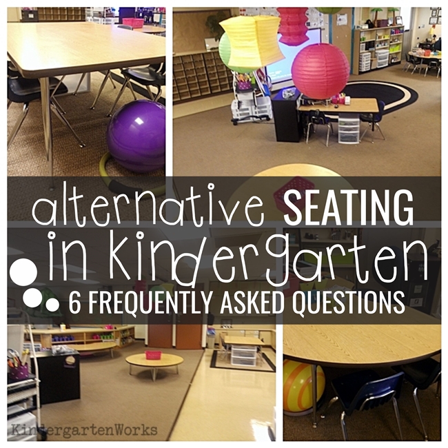 Alternative Seating in Kindergarten – 6 Frequently Asked Questions