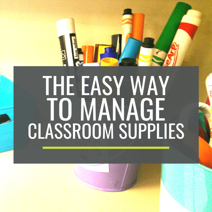 Keep Track of Supplies in the Classroom