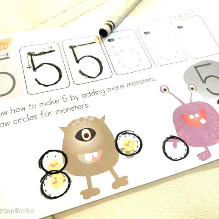 Monster Numbers Easy Tools To Teach 0 10 KindergartenWorks