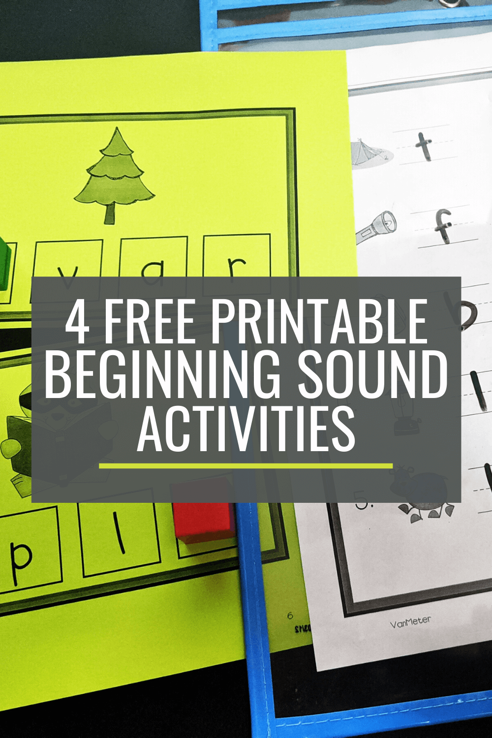 4 Free Beginning Sounds Activities for Small Groups