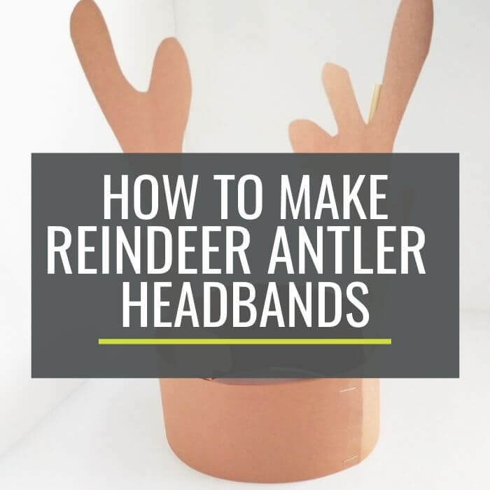 reindeer antler headband craft