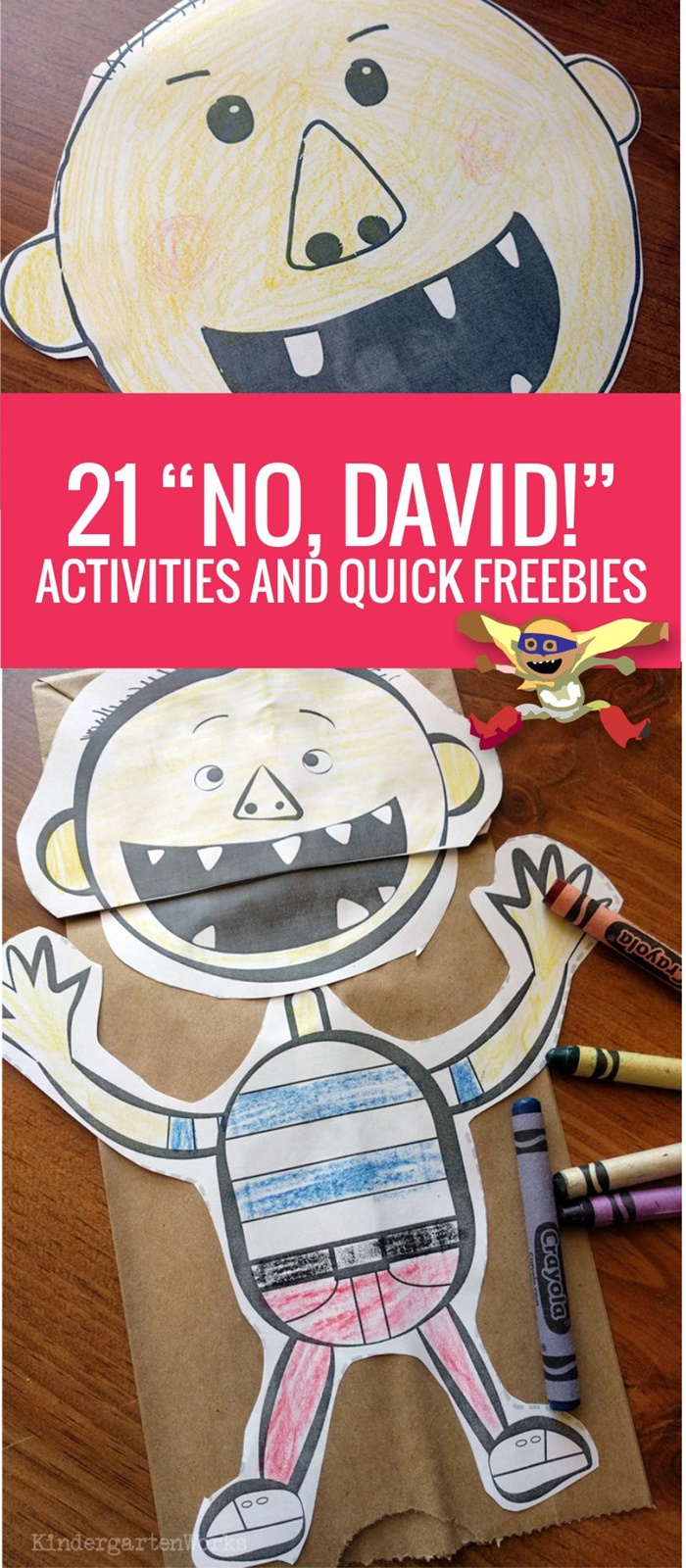 kindergarten activity books printable 21 KindergartenWorks and No Freebies   Activities David Quick