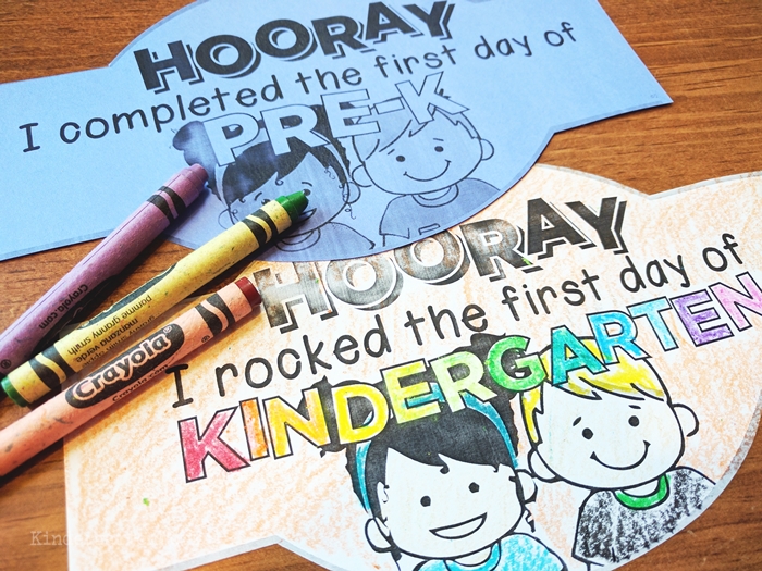 4 Adorable First Day Of School Printable Freebies KindergartenWorks