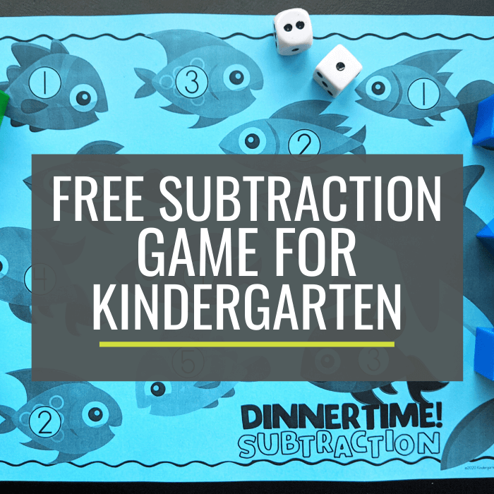 Free Ocean Subtraction Game for Kindergarten